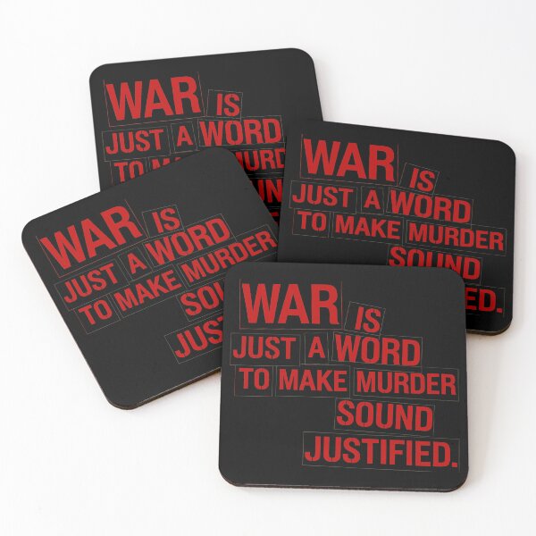 Item preview, Ant-War Slogan Shirt designed and sold by Chestamental.