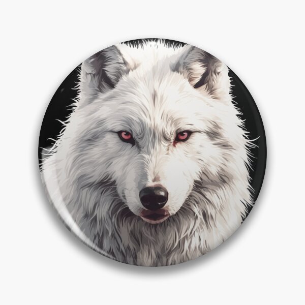 Item preview, Wolf, Big white wolf, White wolf designed and sold by PatternFly.