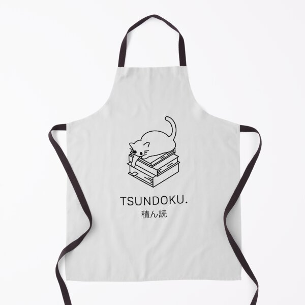 Item preview, "Tsundoku" with Bookworm Kawaii Cat Japanese Minimalist Simple Art designed and sold by Neroaida.