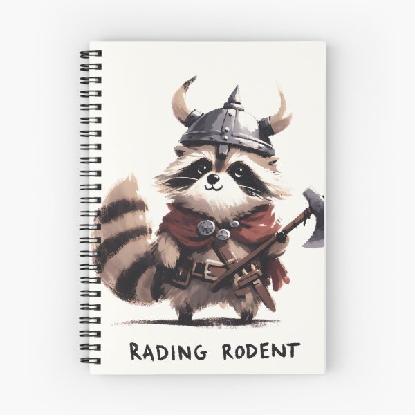 Item preview, Raiding Rodent: Viking Raccoon with Axe Design designed and sold by Slick-Waffles.