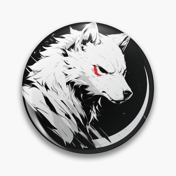 Item preview, Wolf, Big white wolf, White wolf designed and sold by PatternFly.
