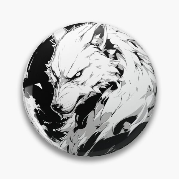 Item preview, Wolf, Big white wolf, White wolf designed and sold by PatternFly.