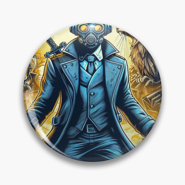 Item preview, Cybernetic Gunslinger Battle of the Dystopian Wastelands designed and sold by TheShadow30.