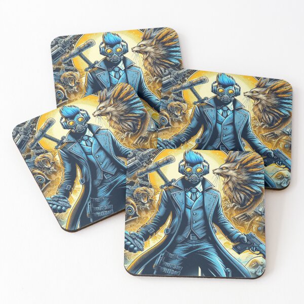 Item preview, Cybernetic Gunslinger Battle of the Dystopian Wastelands designed and sold by TheShadow30.