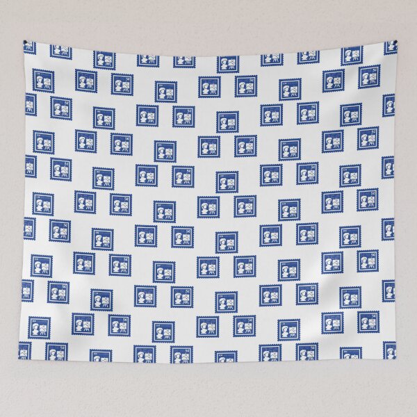 Item preview, Visual Arts | Royal Blue & White Stamps | College Studio Art Major | Painting Sculpting Graduate School Class | Easel Artist Designer Job | University Degree Minor | StampHeed 006 designed and sold by StampHeed.