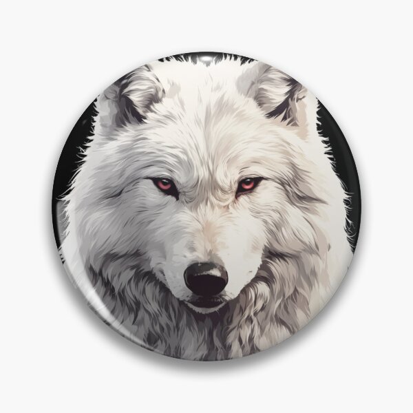Item preview, Wolf, Big white wolf, White wolf designed and sold by PatternFly.