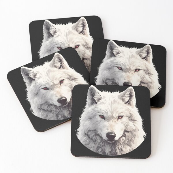 Item preview, Wolf, Big white wolf, White wolf designed and sold by PatternFly.