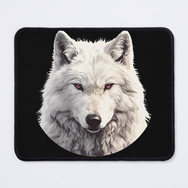 Item preview, Wolf, Big white wolf, White wolf designed and sold by PatternFly.