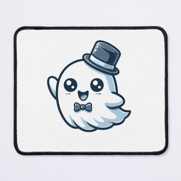 Item preview, Kawaii Ghost with Blue Hat designed and sold by istoriadesign.