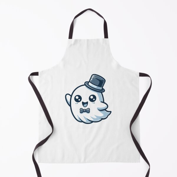 Item preview, Kawaii Ghost with Blue Hat designed and sold by istoriadesign.