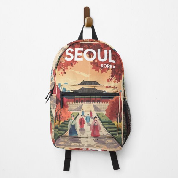Item preview, Seoul Vintage Travel Poster designed and sold by TravelerRat.