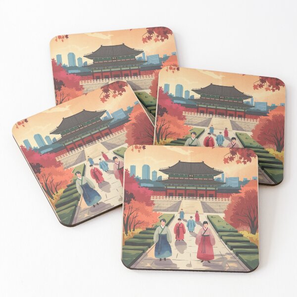 Item preview, Seoul Vintage Travel Poster designed and sold by TravelerRat.