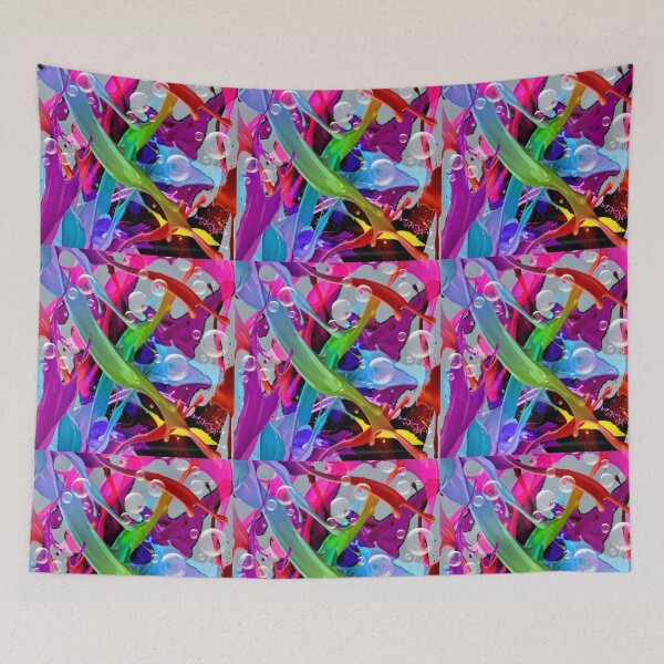 Item preview, Colorful chaos with soap bubbles designed and sold by AnnabellaRh.