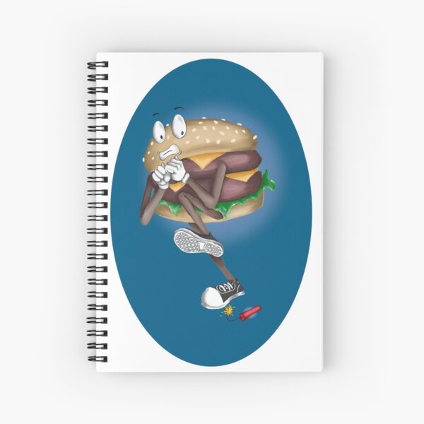 Scaredy Burger Spiral Notebook