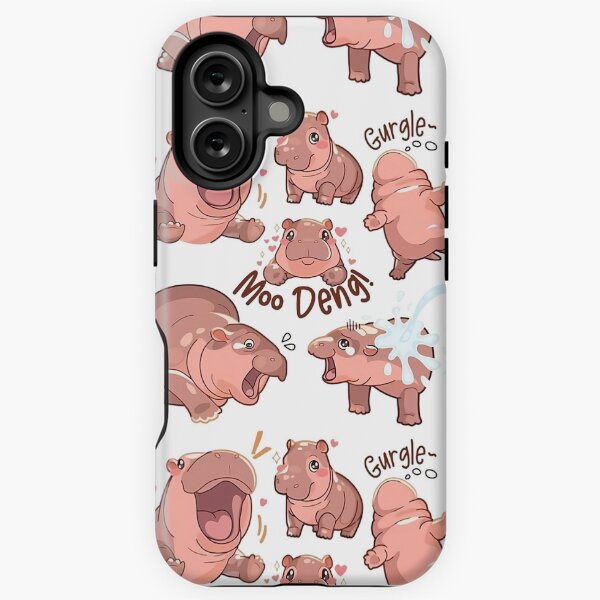 Item preview, Moo-Deng cute pigmee hippo designed and sold by AS94 Creative Designs.