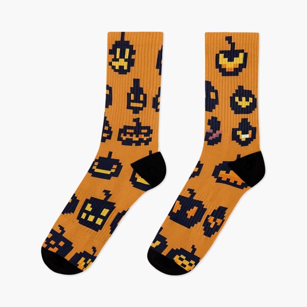 Item preview, Spooky Fun: Halloween Pumpkin Pixel Art for All Ages designed and sold by FashionAlchemy.