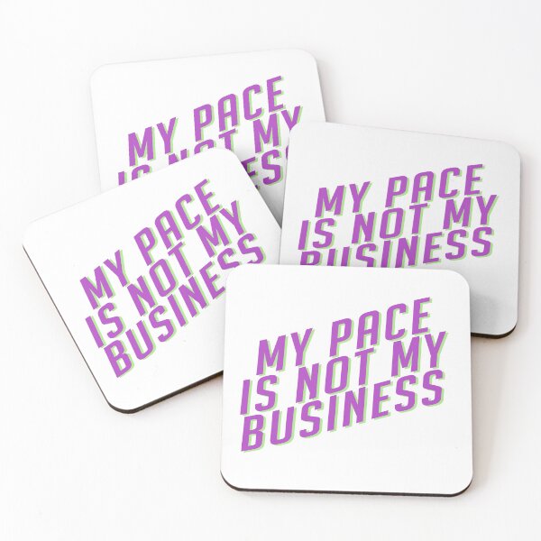 Item preview, My Pace Is Not My Business - Purple designed and sold by MarathonCaboose.