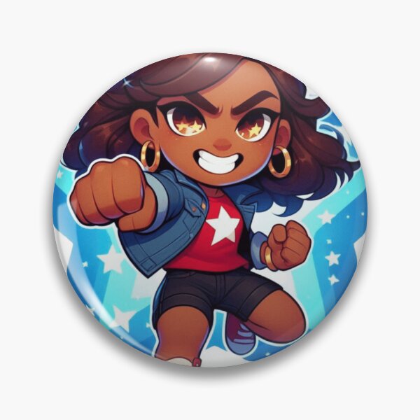 Item preview, Chibi America Chavez designed and sold by Dollette Heaven.