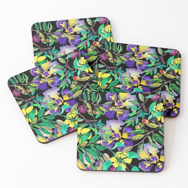 Item preview, watercolor olive tree with tropical flower designed and sold by Sevilka.