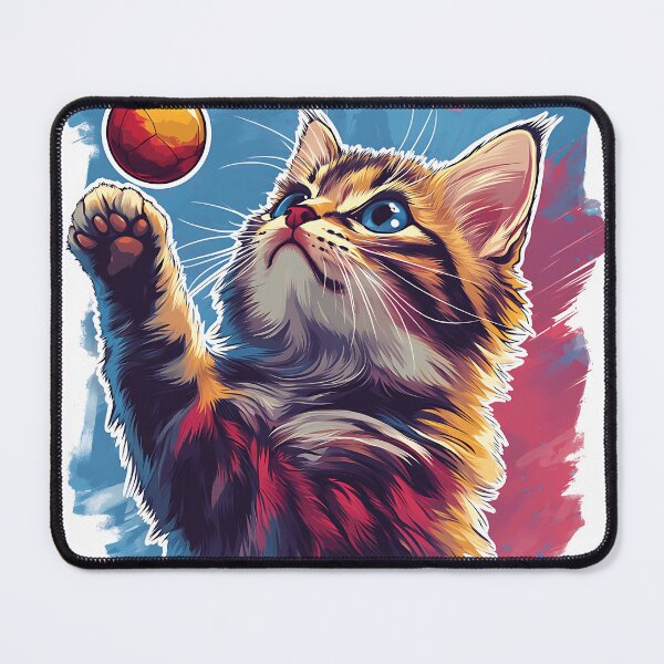 Item preview, Playful Kitten Sticker - Adorable Cat Art designed and sold by Creet-Design.