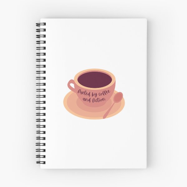Item preview, Fueled by Coffee and Fiction designed and sold by Kristin Peters.