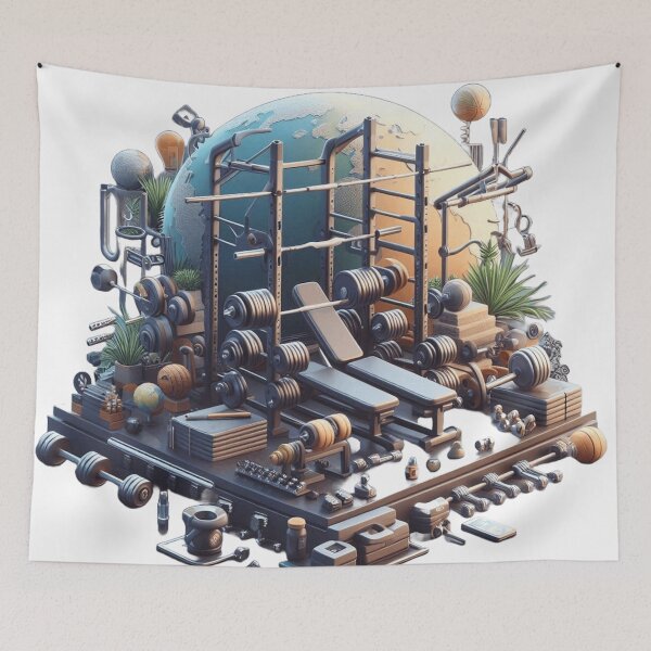 Item preview, Fitness Gear Across the World designed and sold by M--Y.