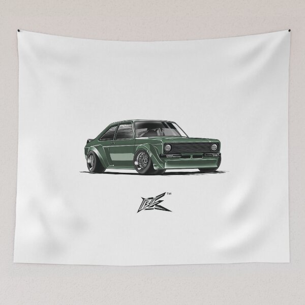 Item preview, ford escort mk2 green  designed and sold by NaquashM.