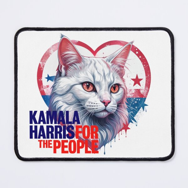Item preview, Kamala Harris For The People - Harris Cat Stiker designed and sold by Art-by-Mist.