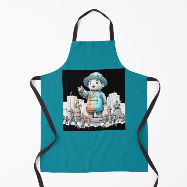 Item preview, Seoul City Statues in 3D Sketches: Detailed Cultural Art , designed and sold by PaintMeWorld.