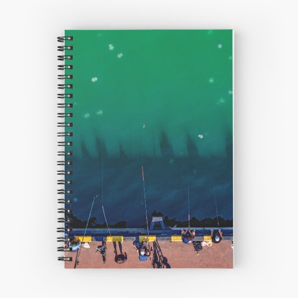 Item preview, fishermen fishing in the sea full of jellyfishes designed and sold by KGPhotoArt.