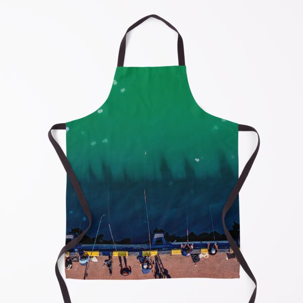 Item preview, fishermen fishing in the sea full of jellyfishes designed and sold by KGPhotoArt.