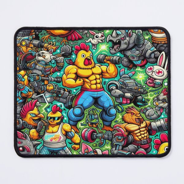 Item preview, falcon88 Super Chickens vs Animal Fighters designed and sold by Imaginarium of Chaos falcon88 .