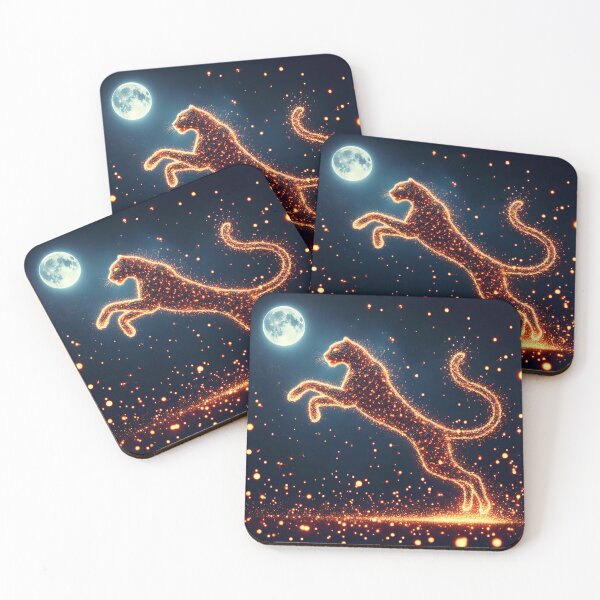 Item preview, Fiery Firefly Panther, Ai Generated Art  designed and sold by ACC .