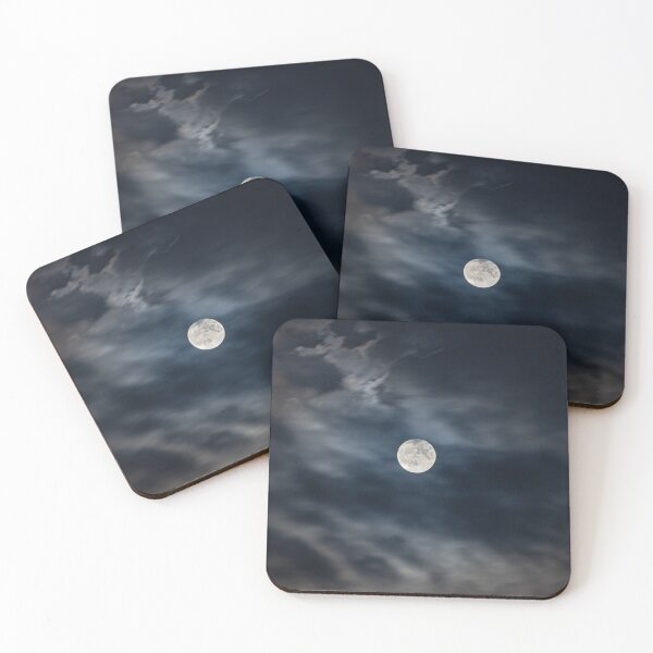 Item preview, Blue moon in the clouds designed and sold by KGPhotoArt.