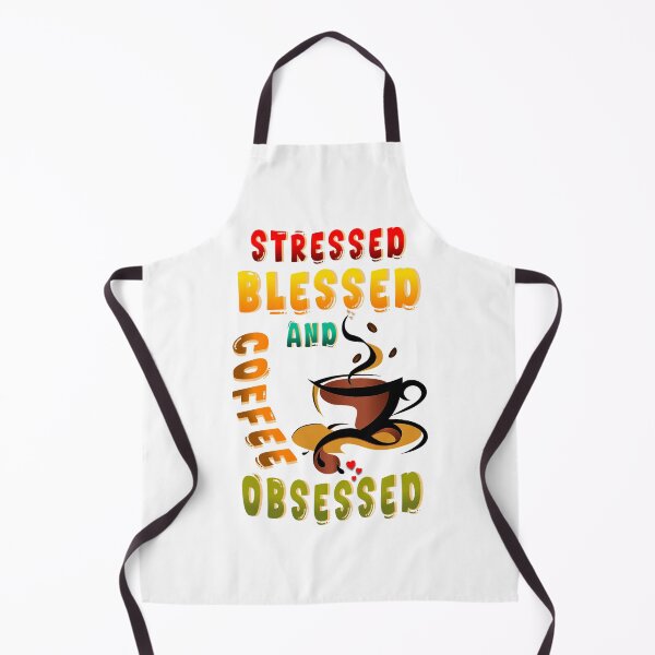 Item preview, Stressed Blessed And Coffee Obsessed designed and sold by bitcgiantcrab7.