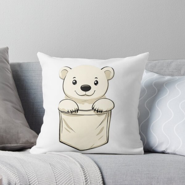 Item preview, Cute Bear In Pocket designed and sold by Proteinmalac.
