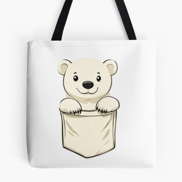 Item preview, Cute Bear In Pocket designed and sold by Proteinmalac.