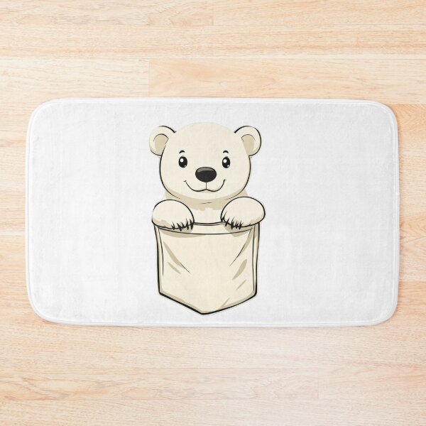 Item preview, Cute Bear In Pocket designed and sold by Proteinmalac.