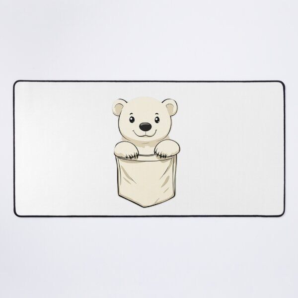 Item preview, Cute Bear In Pocket designed and sold by Proteinmalac.