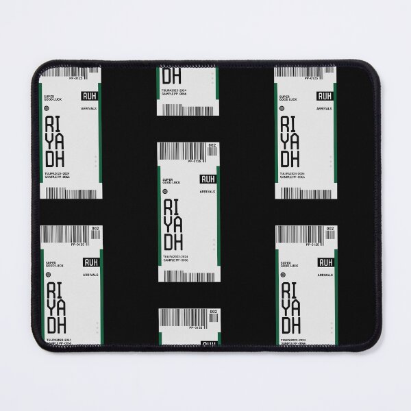 Item preview, Riyadh Travel Saudi Arabia Travel Ticket designed and sold by TulipaGraphics.