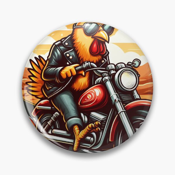 Item preview, Motorcycle Rooster - Freedom on the Road designed and sold by WDDesignShop.