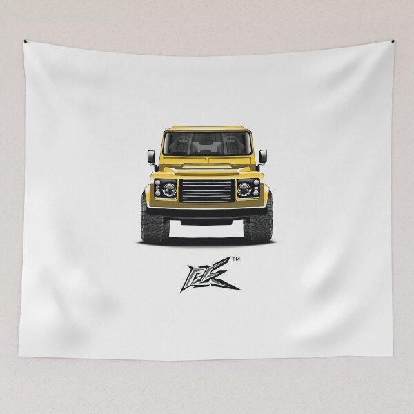 Item preview, popular british offroader yellow  designed and sold by NaquashM.