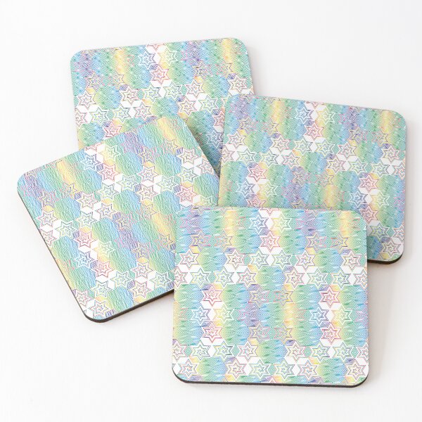 Item preview, Rainbow Trefoil on the Edge of the Universe designed and sold by made-with-maths.