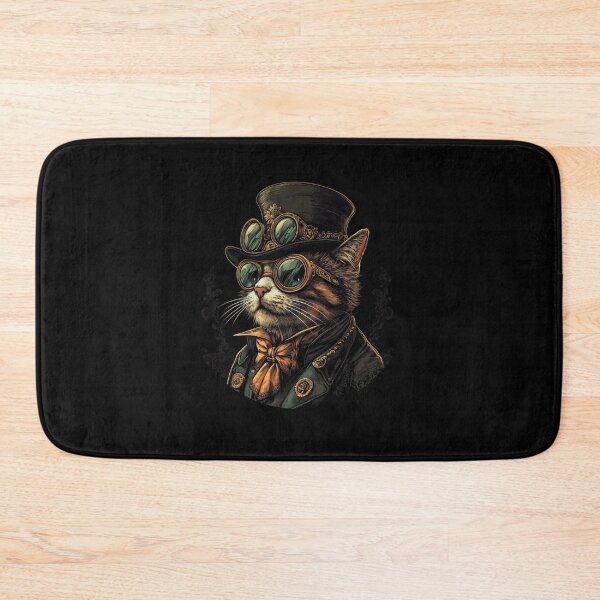 Item preview, Steampunk Cat designed and sold by Proteinmalac.