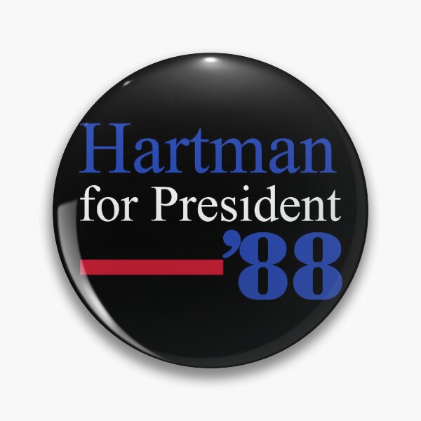 Item preview, Greg Hartman '88 campaign presidency III dark colour designed and sold by NoiseToSeeYou.