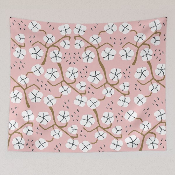 Item preview, Bawełna/Cotton in strawberry cream designed and sold by VZORY.
