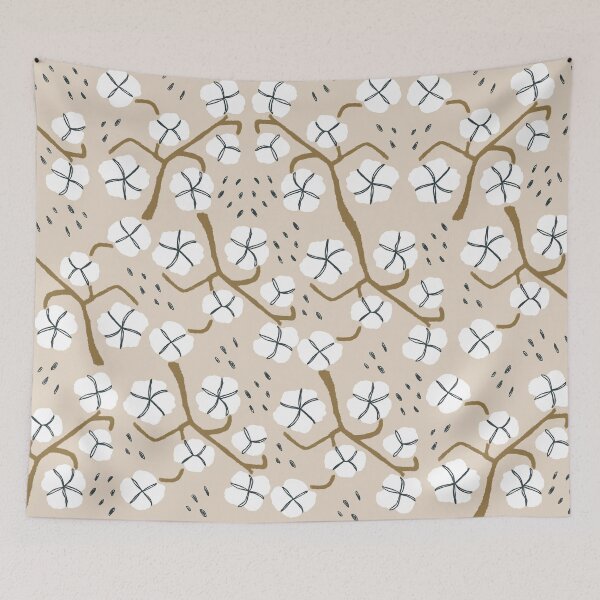 Item preview, Bawełna/Cotton in white swan designed and sold by VZORY.