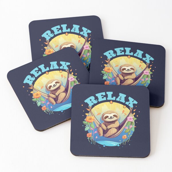 Item preview, Relax - relaxed sloth design - cute motif designed and sold by creationen-surihs.