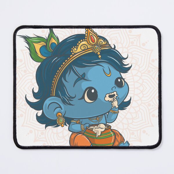 Item preview, Radiant Bliss: Lord Krishna Art designed and sold by shivthink.