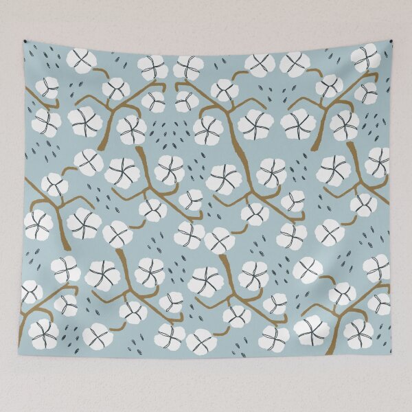 Item preview, Bawełna/Cotton in starlight blue designed and sold by VZORY.